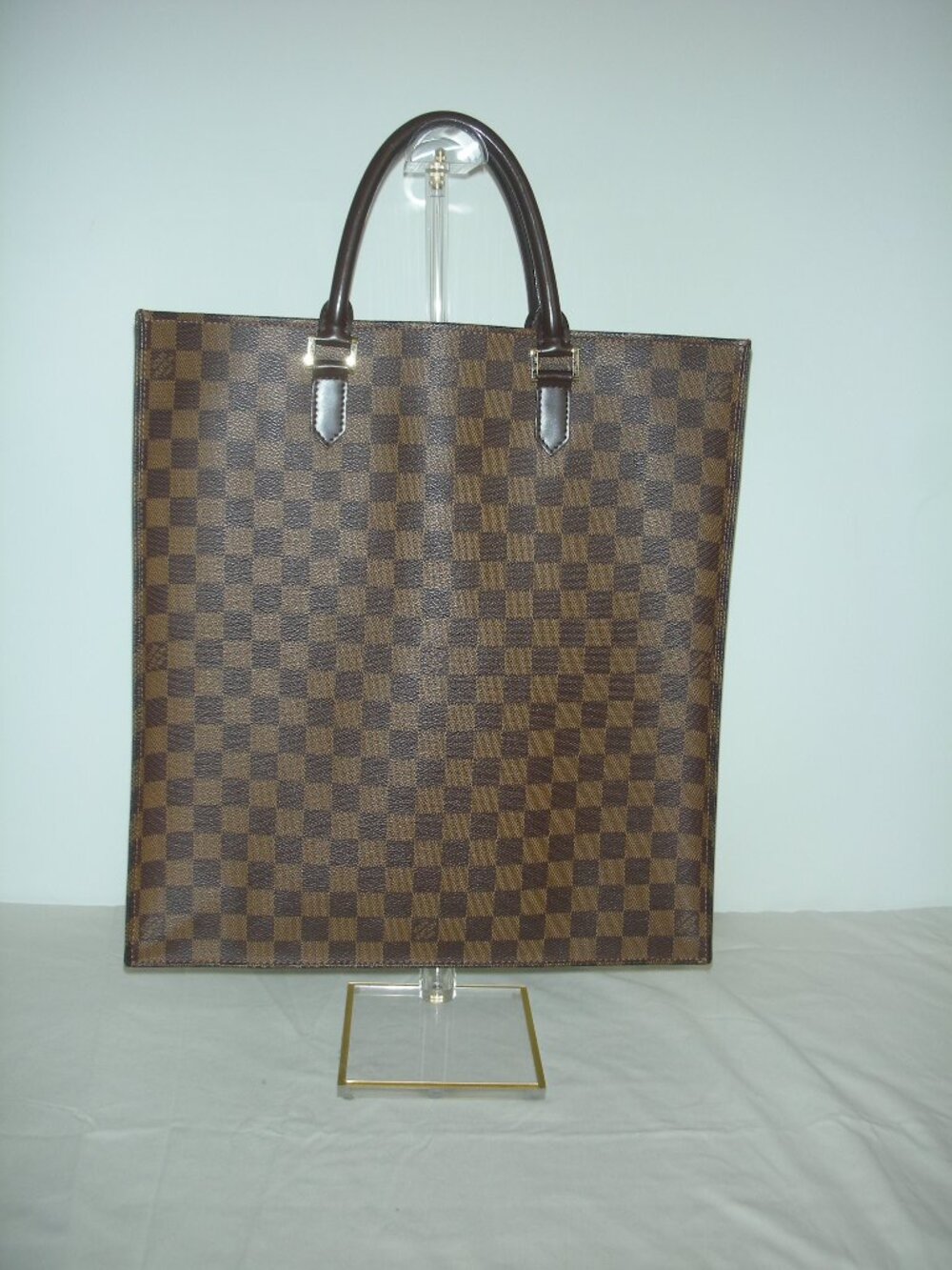 Louis Vuitton Venice Sac Plat GM Damier Ebene Tote Rebag Authenticated Excellent